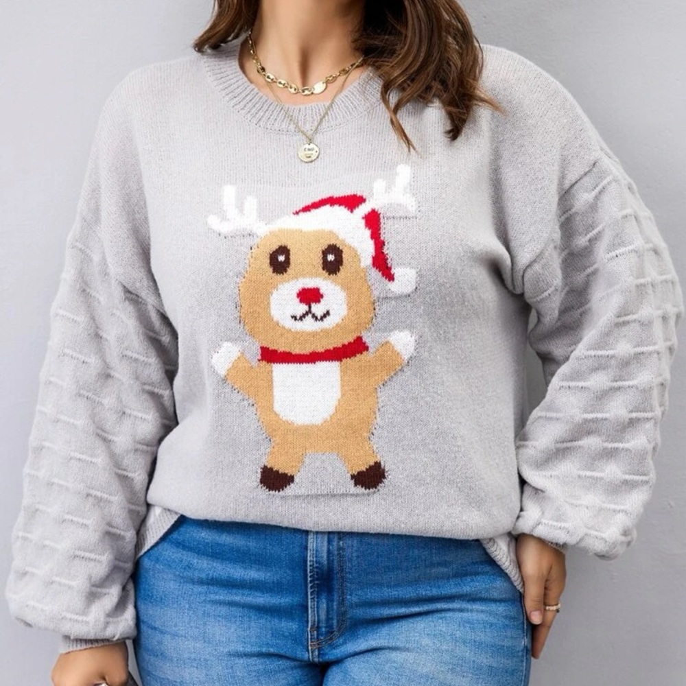 Reindeer SHEIN Christmas sweater